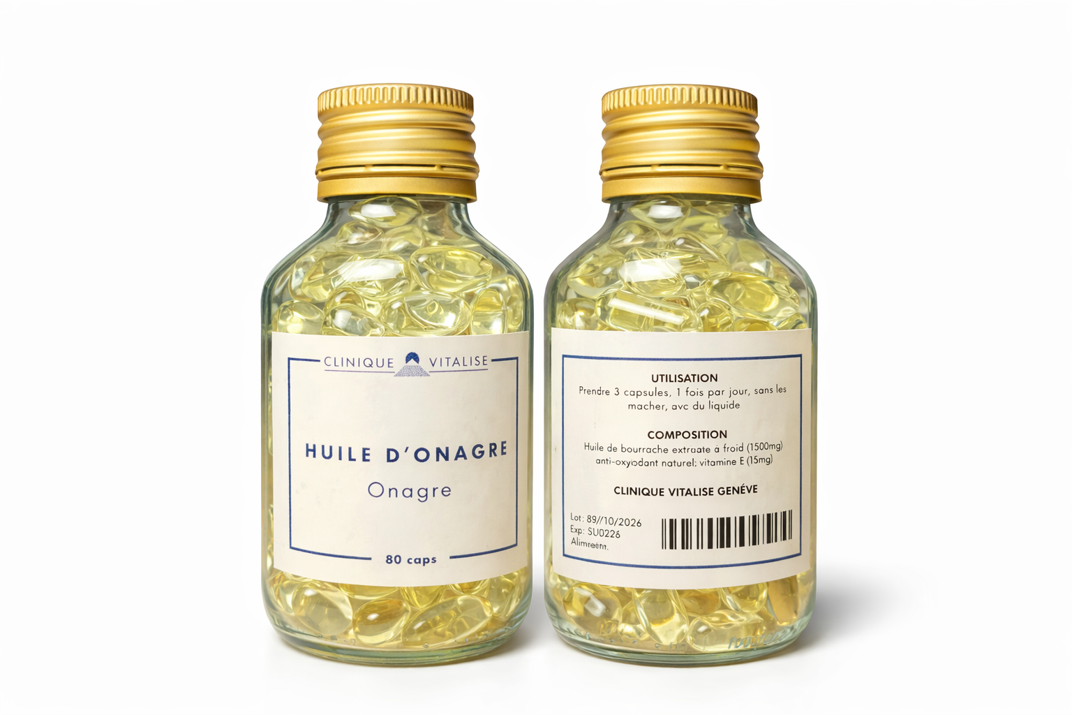 HUILE D’ONAGRE - 80 CAPS