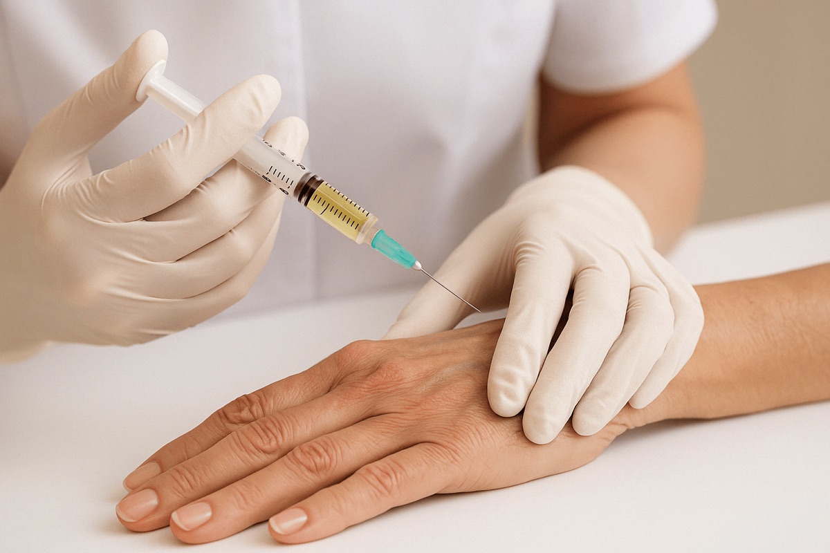 Lipofilling des mains