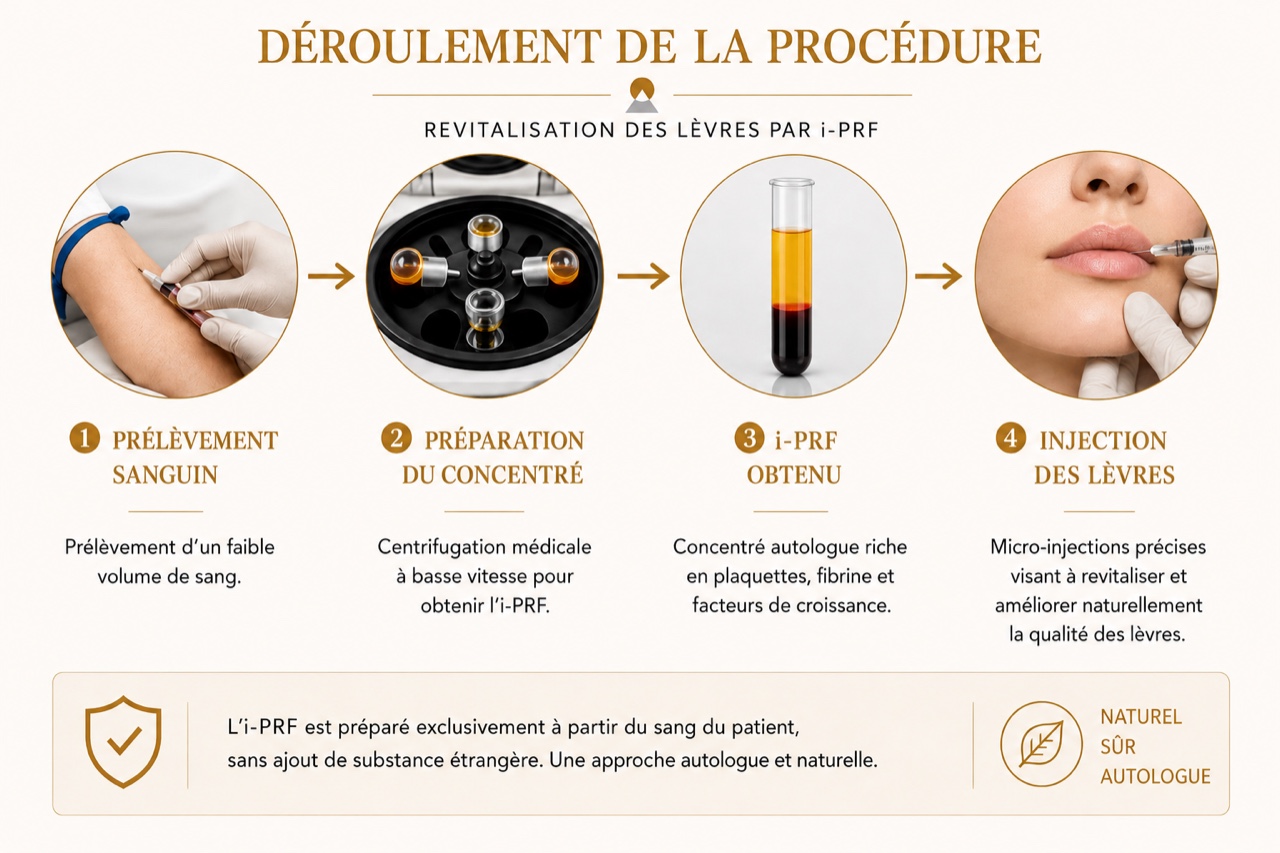 Revitalisation des lèvres — i-PRF