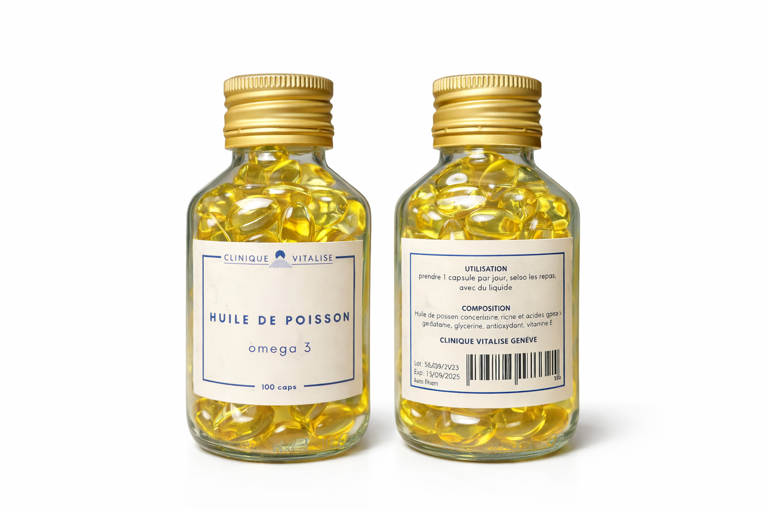 HUILE DE POISSON - OMEGA 3 - 100 CAPS