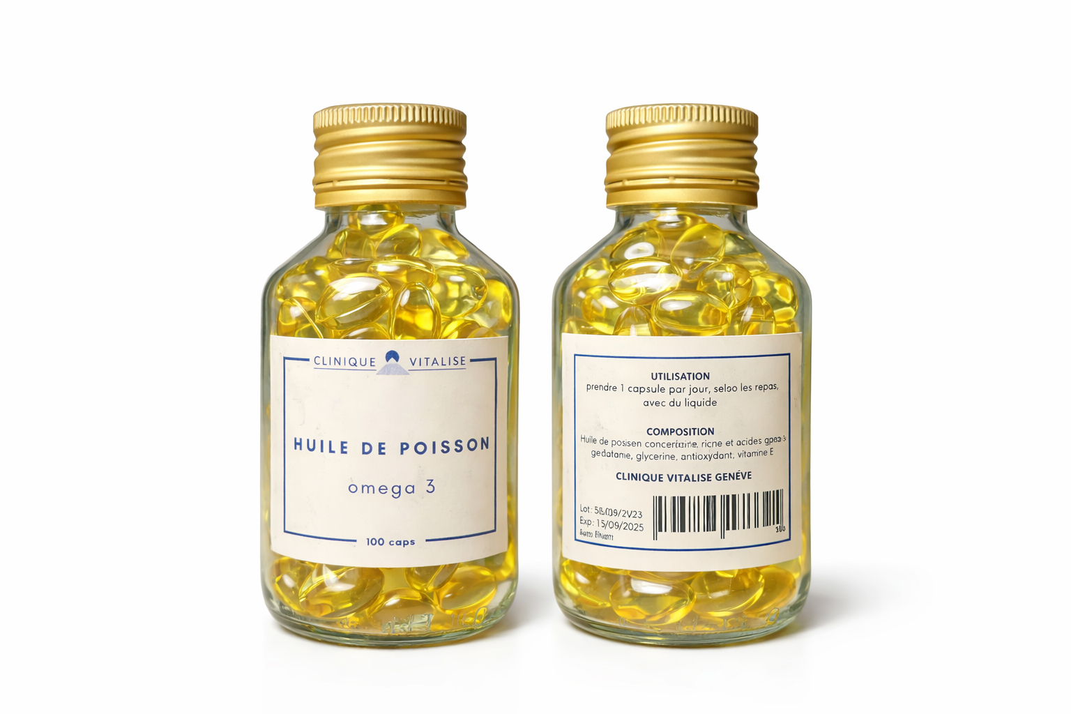HUILE DE POISSON - OMEGA 3 - 100 CAPS